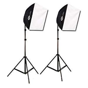  LIGHT KIT CONTINUOUS LIGHTING KIT VIDEO LIGHING EZ 24x24 SOFTBOX 