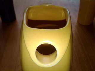 Vintage Fiestaware  Promotional   Harlequin Yellow Juice Pitcher 