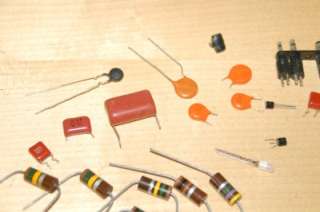   Components Parts Assorted Diodes Capacitors Resistors Electric  