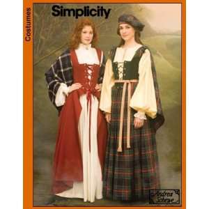   3623 Sew Pattern MISSES CELTIC COSTUMES AND HAT Plus Size 14 20