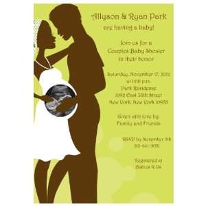   Expecting Couple Sonogram Baby Shower Invitations   Set of 20 Baby