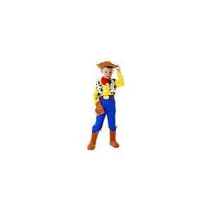  Disney Toy Story Sheriff Cowboy Woody Costume Size XS 4 5 