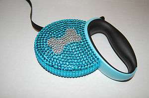 Bling Crystal Retractable Dog Leash  