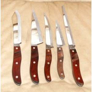   SET of 5 ARROWHEAD HEALTH CRAFT KNIVES Professional 