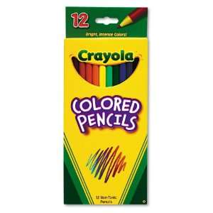  Crayola 684012 Crayola Long Barrel Colored Woodcase Pencils 
