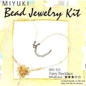  Create Your Own Miyuki Glass Bead Fairy Flower Necklace 
