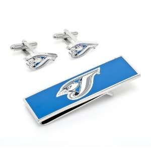   Blue Jays Cufflinks and Money Clip Gift Set CLI PD BJS CM Jewelry
