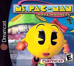 Ms. Pac Man Maze Madness Sega Dreamcast, 2000  