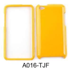 Apple iPod Touch 4 Honey Bright Orange Hard Case/Cover/Faceplate/Snap 