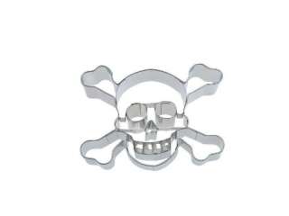Skull & Crossbones Halloween Pirate Stainless Steel Cookie/Pastry 