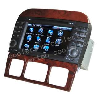 For MERCEDES Benz S W220 7 HD Touch Screen DVD GPS Navigation System