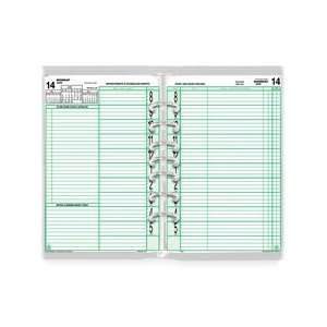 designed for use with the two page per day original Day Timer calendar 