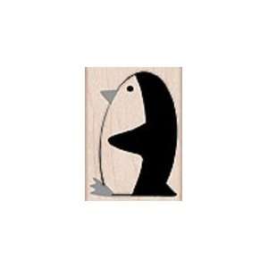  Decorative Penguin Wood Mounted Rubber Stamp (A4914) Arts 