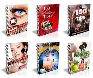   Brand New 100  Tips Great eBooks Package With MRR On CD  