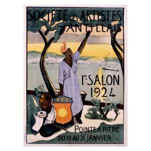 Societe des Artistes Antillais Giclee Poster Print by Germaine Casse 