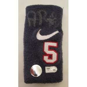  Autographed Albert Pujols Game Used Wrist Band   Game Used 