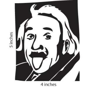 Albert Einstein Vinyl Cut Decal Sticker