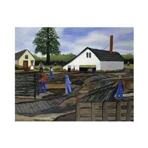  Lumber Yard by Anna belle lee Washington 20.00X16.75. Art 