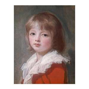 Portrait Of A Boy by George Romney. size 27.5 inches width by 34 