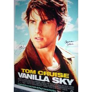  TOM CRUISE & CAMERON CROWE Signed Poster & PROOF 