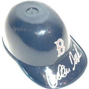 Carlton Fisk Boston Red Sox Autographed Mini Batting Helmet
