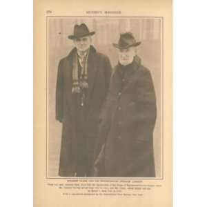   1919 Print House Speakers Joseph Cannon Champ Clark 