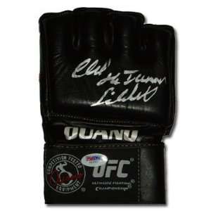 Chuck The Iceman Liddell MMA UFC Hand Signed Ouana Ultimate Fighting 