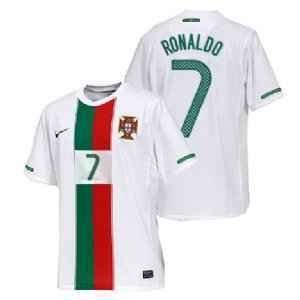 Cristiano Ronaldo Portugal soccer jersey and shorts.LARGE
