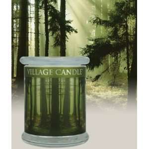   . Siberian Pine Radiance Wooden Wick Village Candle