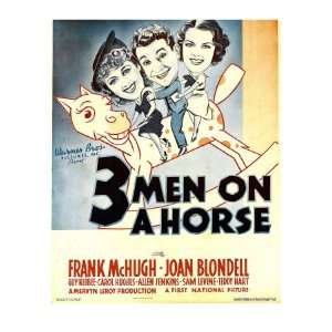  Three Men on a Horse, Joan Blondell, Frank Mchugh, Carol 