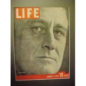  President Franklin D. Roosevelt January 4, 1937 Life 