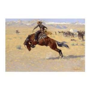 Frederic Remington   A Cold Morning On The Range Giclee