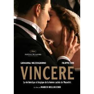 Vincere Poster French 27x40 Giovanna Mezzogiorno Filippo Timi Corrado 