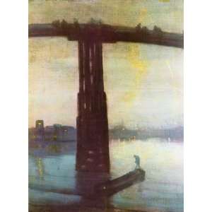  The old Battersea Bridge by James Abbot McNeill Whistler 