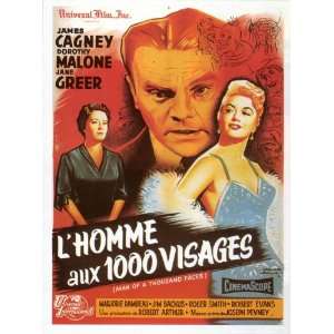   French 27x40 James Cagney Dorothy Malone Jane Greer