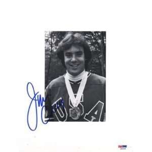  Jim Craig Autographed Picture   8.5x11 Psa Coa 