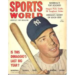  Joe DiMaggio Magazine   Sports World May 1949 Sports 