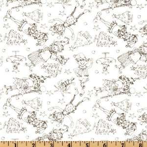  44 Wide Razzle Dazzle Tonal Toss White Fabric By The 