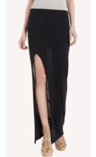 HELMUT Kinetic Jersey Slit Front Skirt