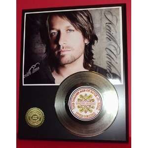 KEITH URBAN GOLD RECORD LIMITED EDITION DISPLAY