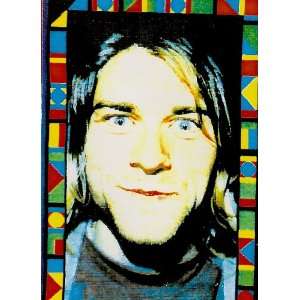 KURT COBAIN WALL RUG/THROW5FT X 3FT approx.