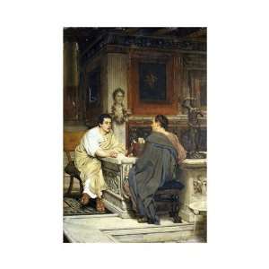  The Discourse; a Chat by Sir Lawrence Alma Tadema . Art 
