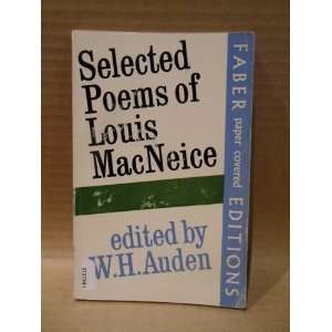  Selected Poems of Louis MacNeice W. H. Auden Books