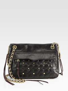 Gorgeous quilted leather lends lady like chic to this smooth 