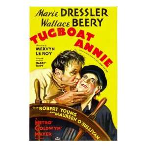  Tugboat Annie, Wallace Beery, Marie Dressler, 1933 