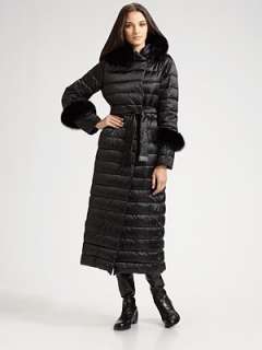 MaxMara   Novet Extra Long Hooded Puffer Coat    