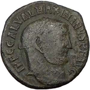  MAXIMINUS II Daia 312AD Authentic Ancient Roman Coin SOL 