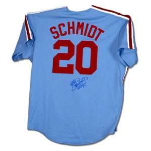 Mike Schmidt Autographed Jersey  Details Philadelphia Phillies, HOF 
