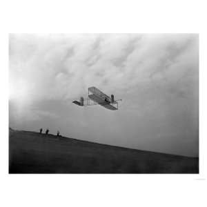 Orville Wright Testing Glider Photograph   North Carolina Giclee 