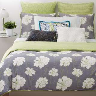 sky vinca bedding set the mood for bedtime bliss white flowers pop on 